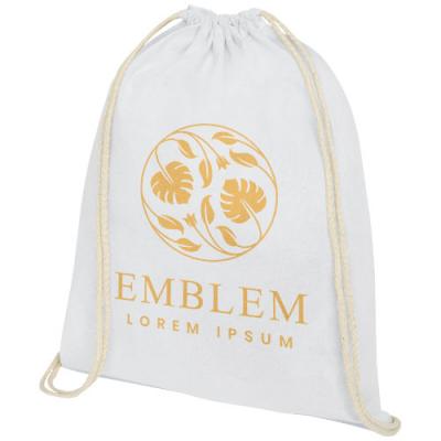 Oregon 140 g/m² cotton drawstring backpack