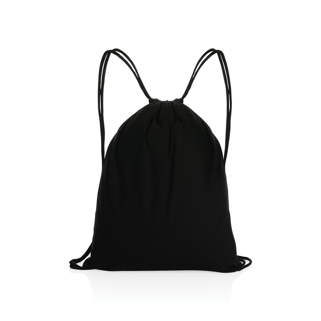 Impact AWARE recycled cotton drawstring backpack 145g