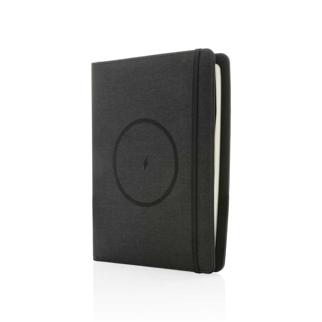Air 5W wireless charging notebook with 5000mAh powerbank