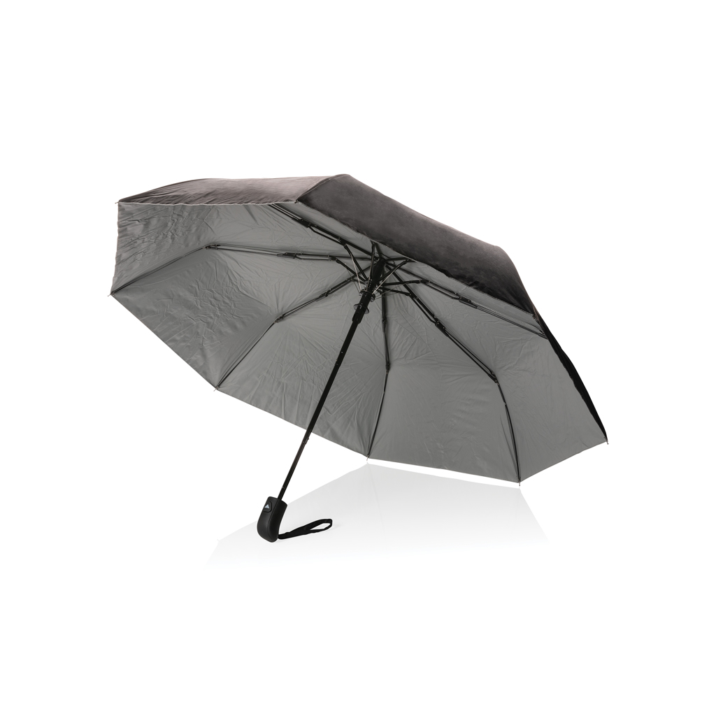 21" Impact AWARE RPET 190T Pongee dual colour mini umbrella