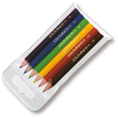 Colourworld Half Length Pencils Wlt 6