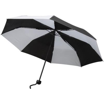 Compact Mini Umbrella Black White