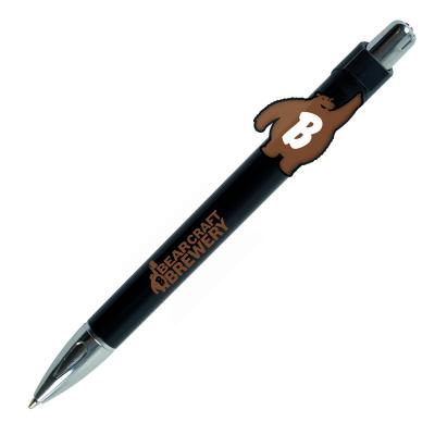 Custom Clip Pen Black Or Coloured Clip Plastic