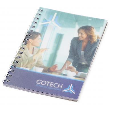 Desk-Mate wire-o A6 notebook PP cover - 100 pages
