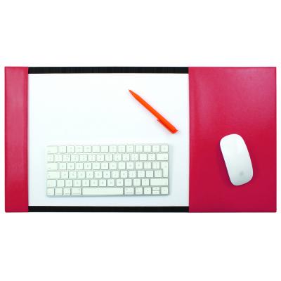 E Leather A3 Desk Pad Blotter With Integral Mouse Mat