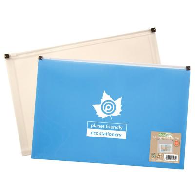 Eco Eco A4 50 Recycled Expanding Zip File