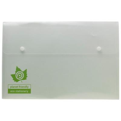 Eco-Eco A4+ 95% Recycled Clear Triple Storage Stud Wallet