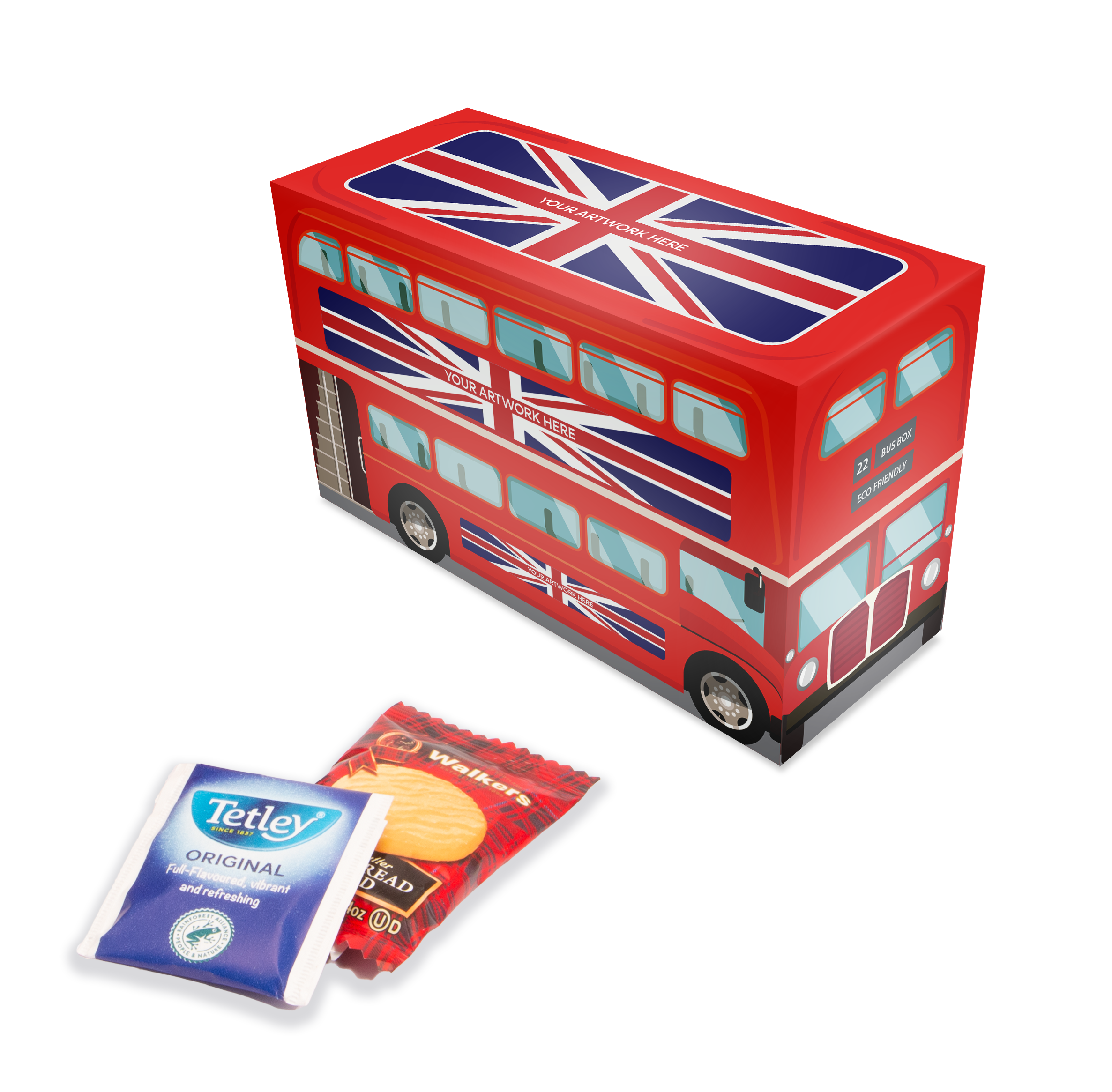 Eco Range Eco Bus Box Tea & Biscuits