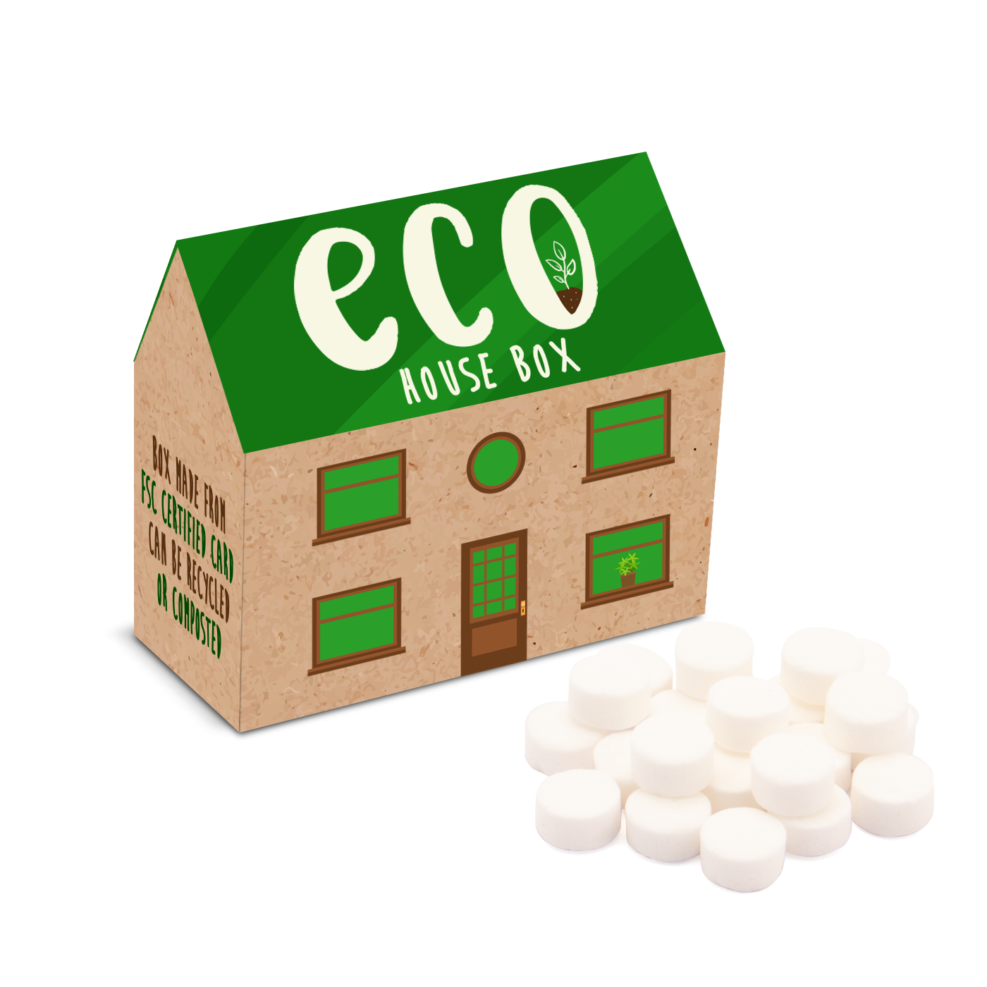 Eco Range Eco House Box Midi Mints