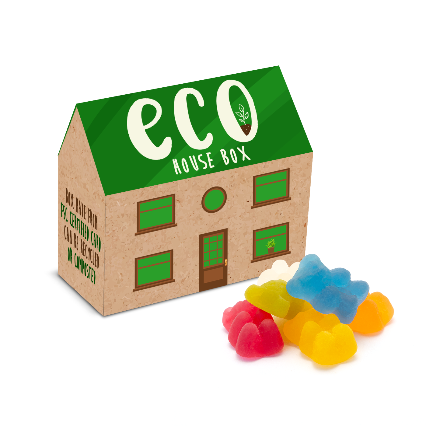 Eco Range Eco House Box Vegan Bears