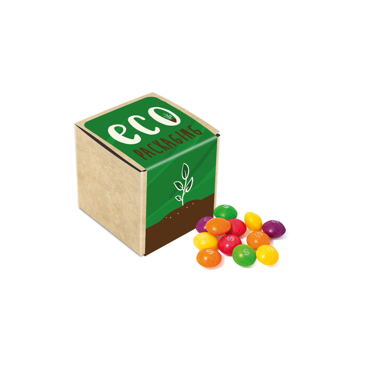 Eco Range Eco Kraft Cube Skittles