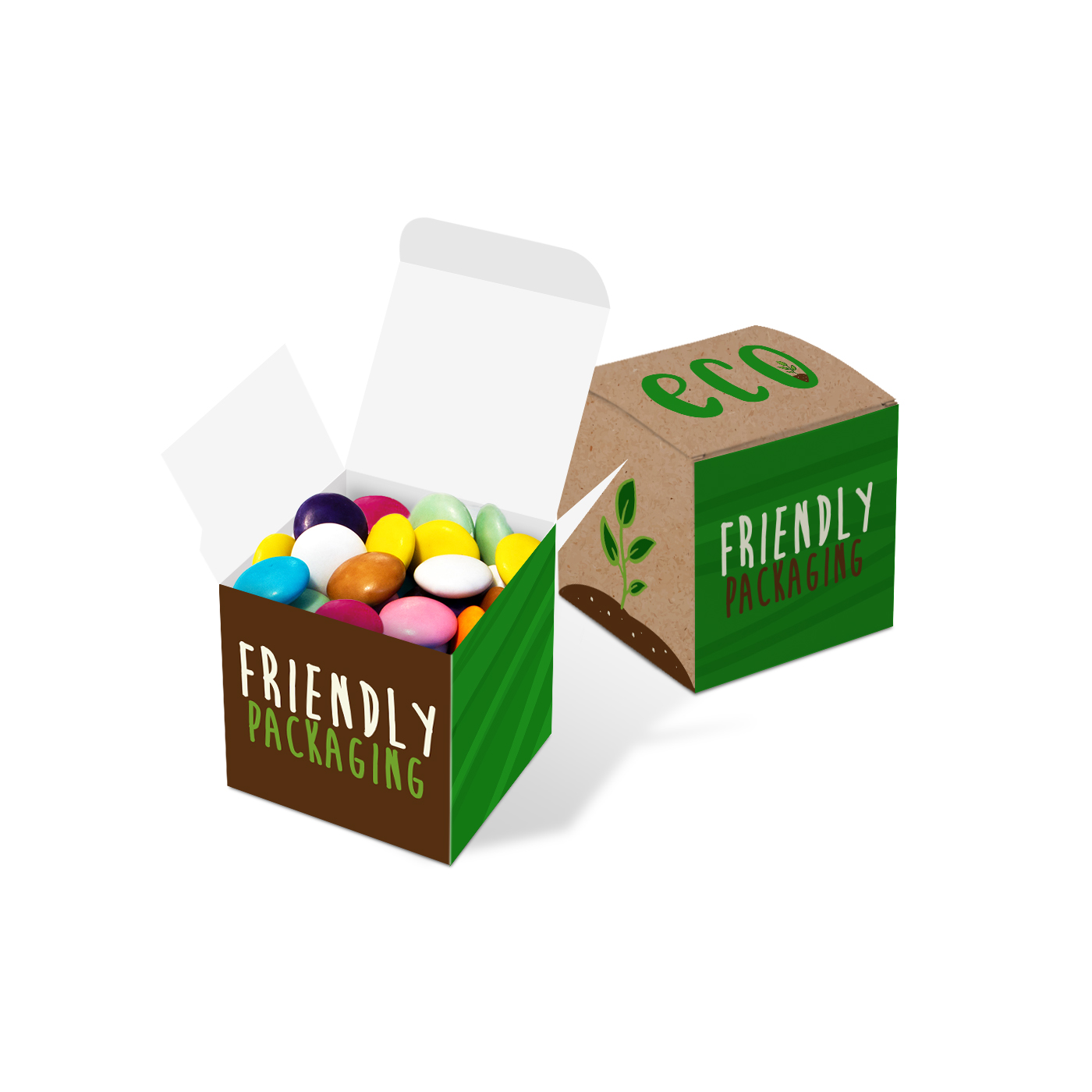 Eco Range Eco Mini Cube Box Beanies