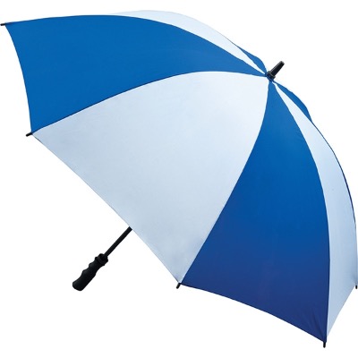 Fibreglass Storm Umbrella Royal Blue And White