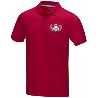 Graphite short sleeve men's GOTS organic polo