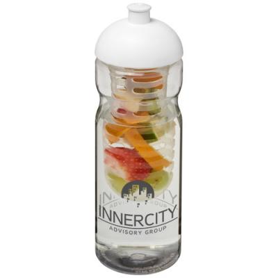 H2O Base 650 ml dome lid sport bottle & infuser