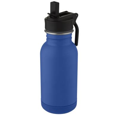 Lina 400 Ml Stainless Steel Sport Bottle With Straw And Loop