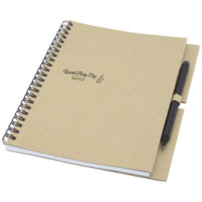 Luciano Eco Wire Notebook With Pencil Medium