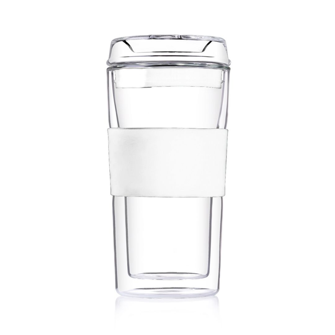Milan Glass Travel Cup
