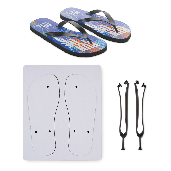 Do Mel Sublimation beach slippers
