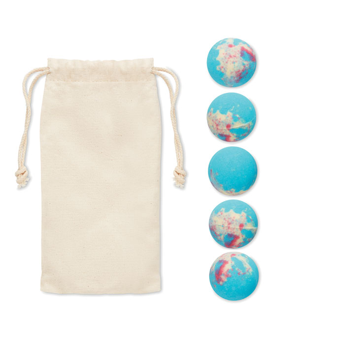 Explote 5 effervescent bath bombs