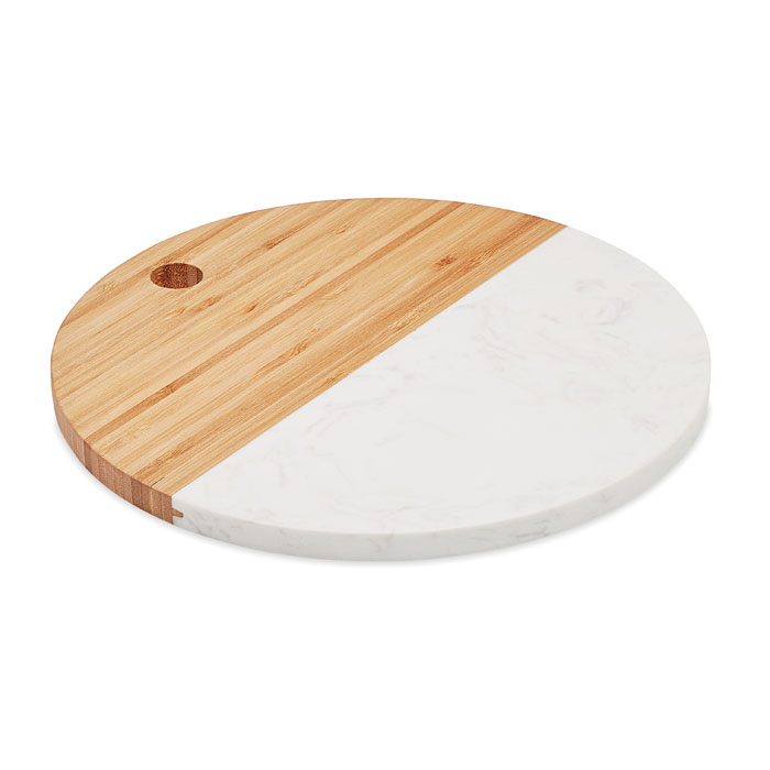 Hannsu Marble/ bamboo serving board