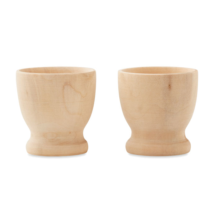 Evo Set of 2 wooden egg cups