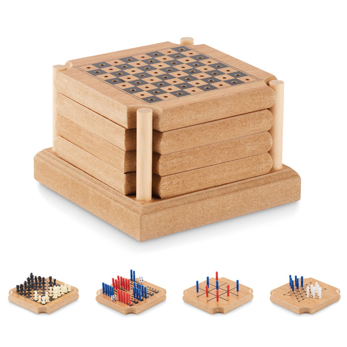 Coastgame 4-piece coaster game set