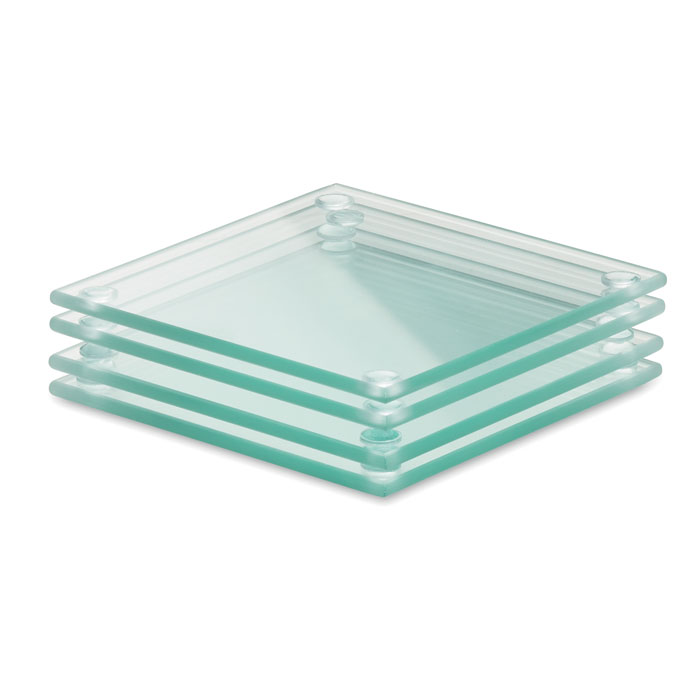 Mosaic Recycled glass coaster set