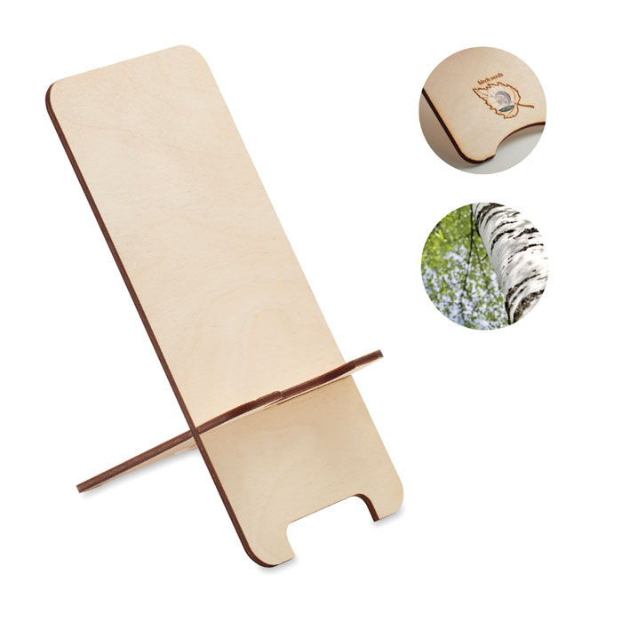 Grouw Stand Birch Wood phone stand