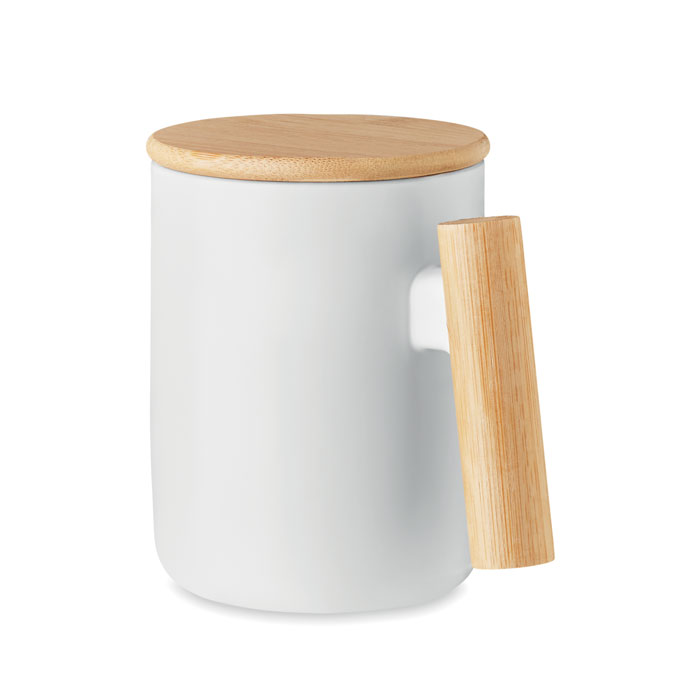 Majest Porcelain mug with lid 380 ml