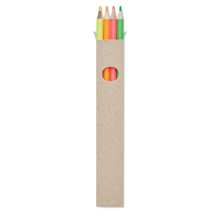 Bowy 4 highlighter pencils in box