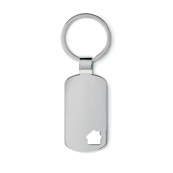House Key Key ring with house detail