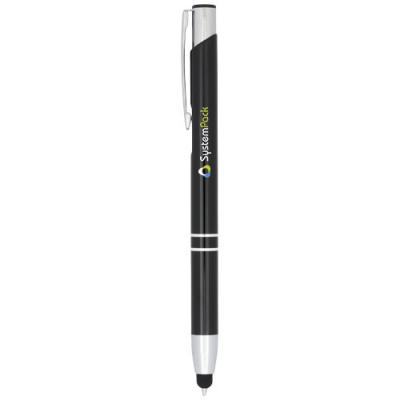 Moneta Anodized Aluminium Click Stylus Ballpoint Pen 2