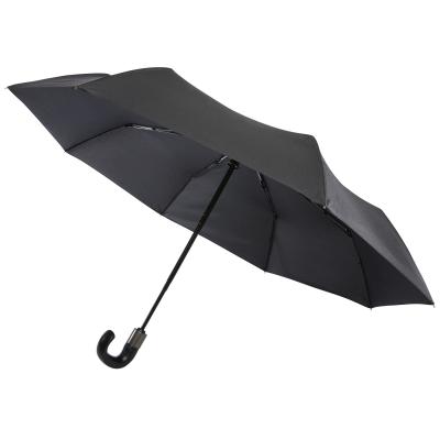 Montebello 21 Foldable Auto Open Close Umbrella With Crooked Handle