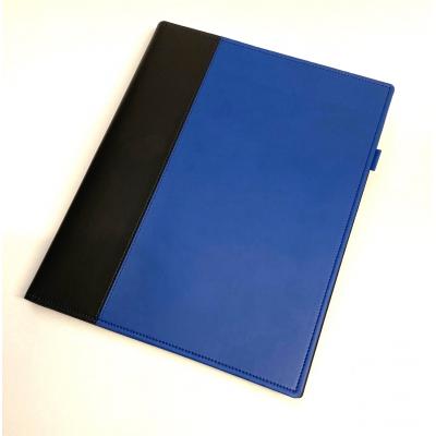 Newhide Bi Colour Quarto Wallet With Comb Bound Notebook Insert
