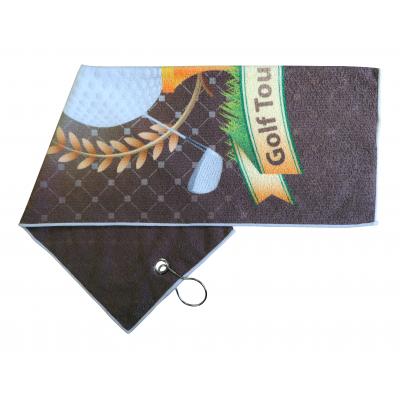 Printed Microfiber Golf Towel