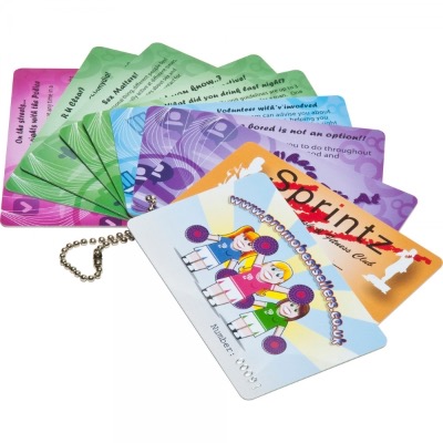 Printed Plastic Cards 86x54mm 076mm Thick