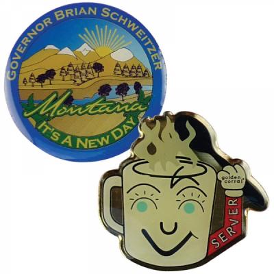 Printed Steel Badge 50mm