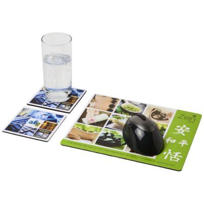 Q-Mat mouse mat and coaster set combo 3