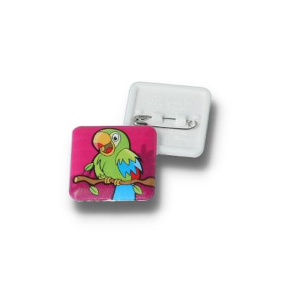 Recycled Dbase Badge 25mm Square