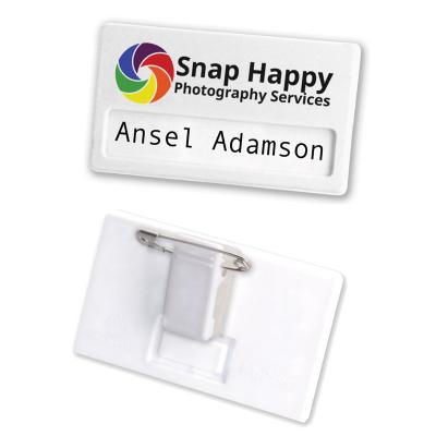 Recycled Name Badge Combi Clip