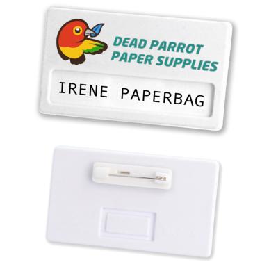 Recycled Name Badge Safety Pin Fitting