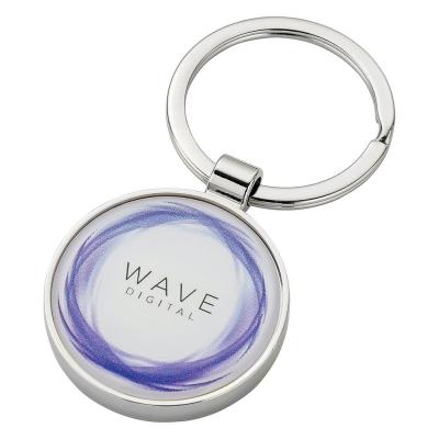Round Alloy Injection Keyring Uk Stock