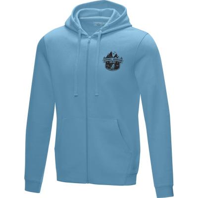 Ruby Men Gots Organic Grs Recycled Full Zip Hoodie