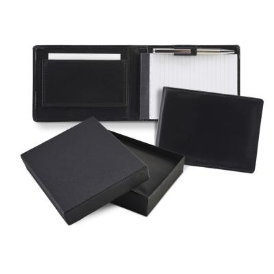 Sandringham Nappa Leather Flip Up Notepad Jotter With Pen