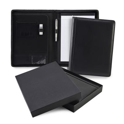 Sandringham Nappa Leather Zipped A4 Conference Pad Holder 2