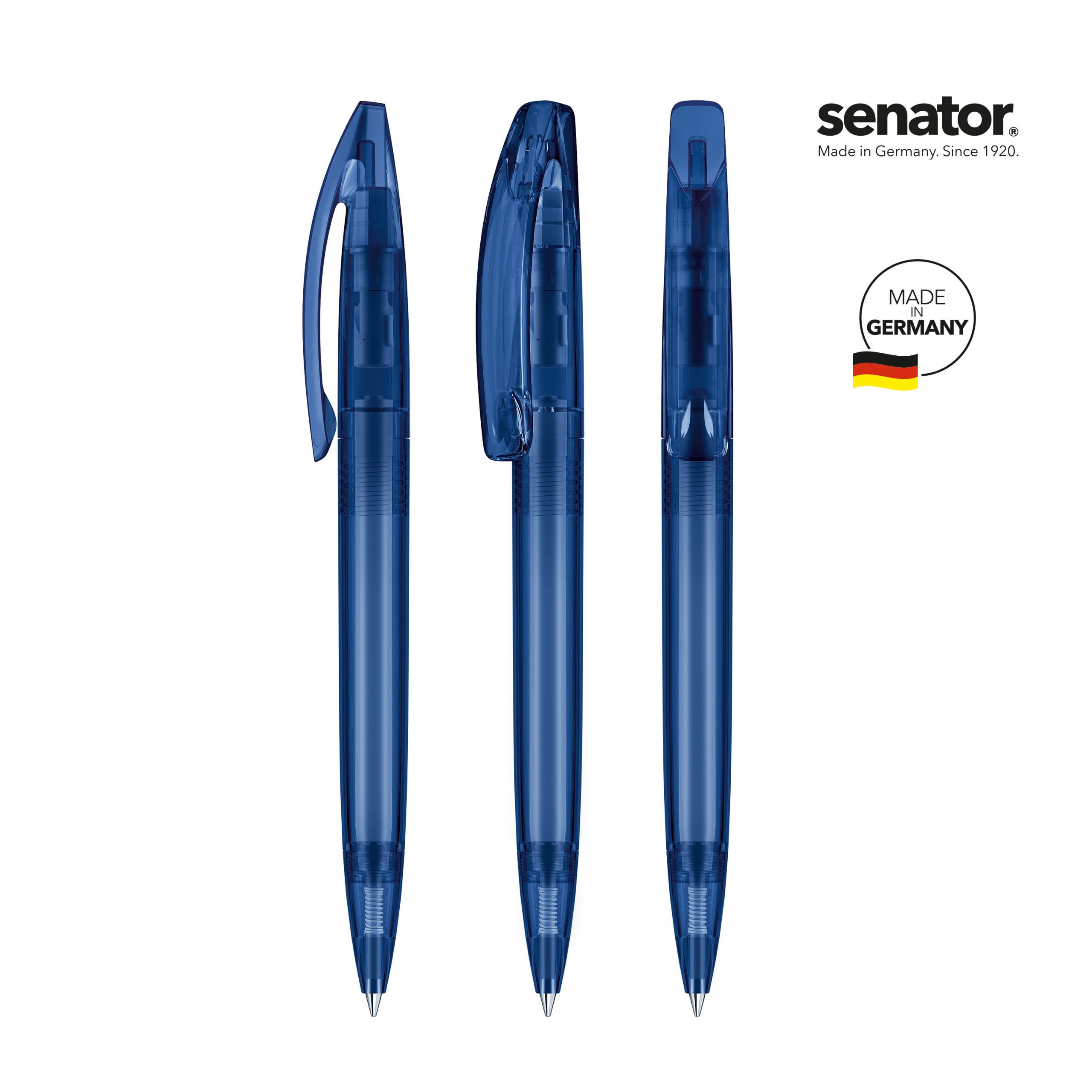 Senator Bridge Clear Plastic Ballpen 11