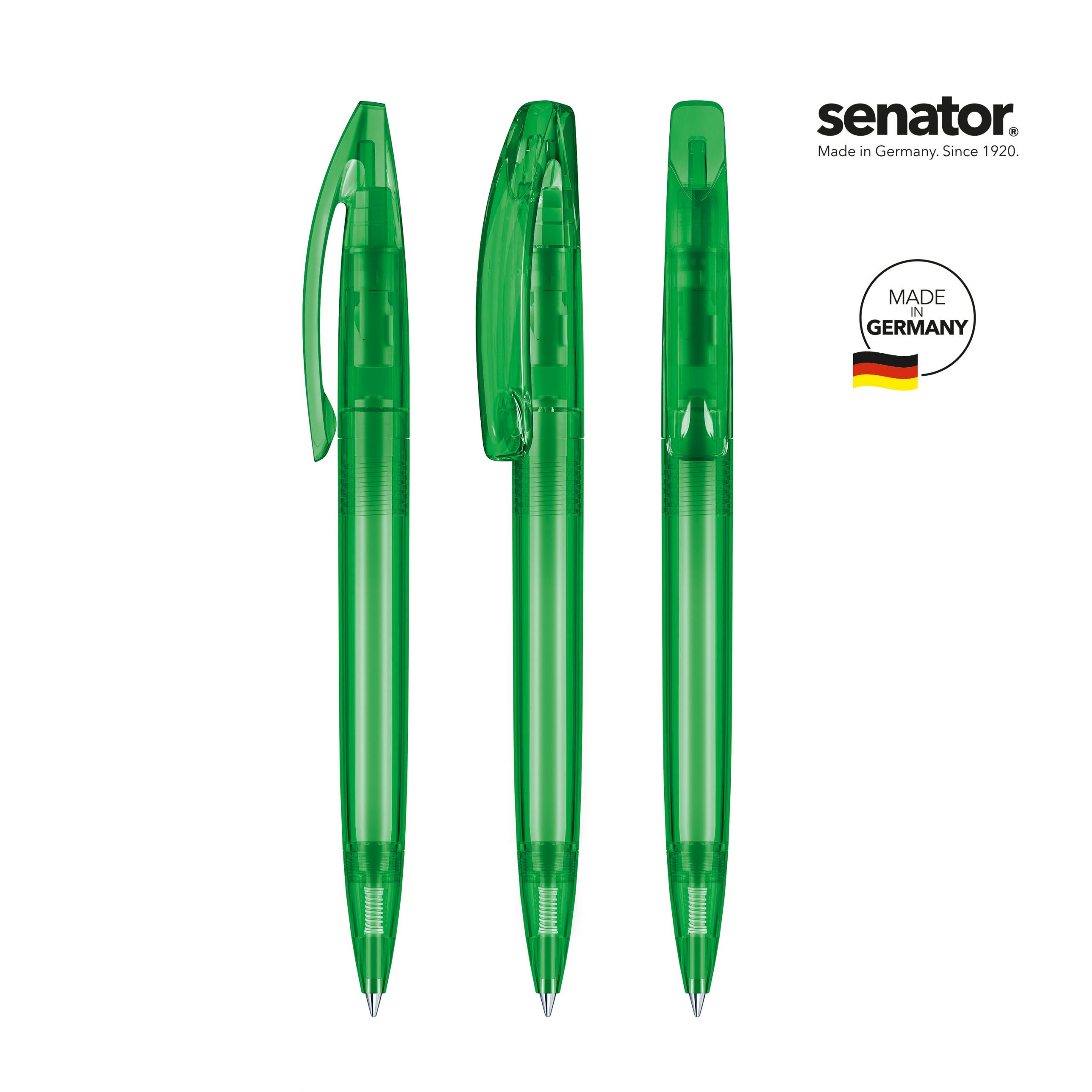 Senator Bridge Clear Plastic Ballpen 13