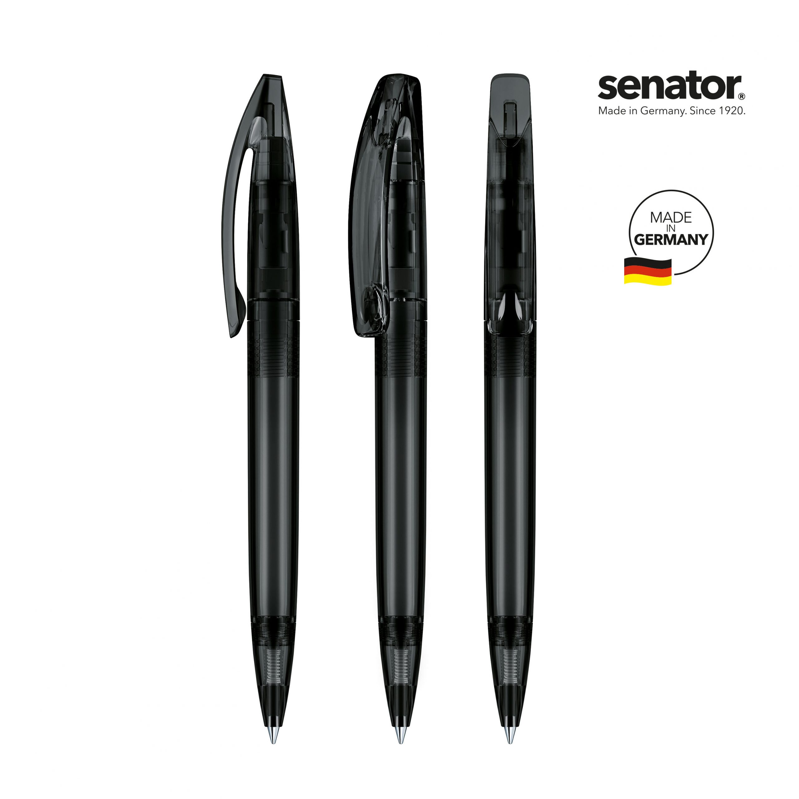 Senator Bridge Clear Plastic Ballpen 4