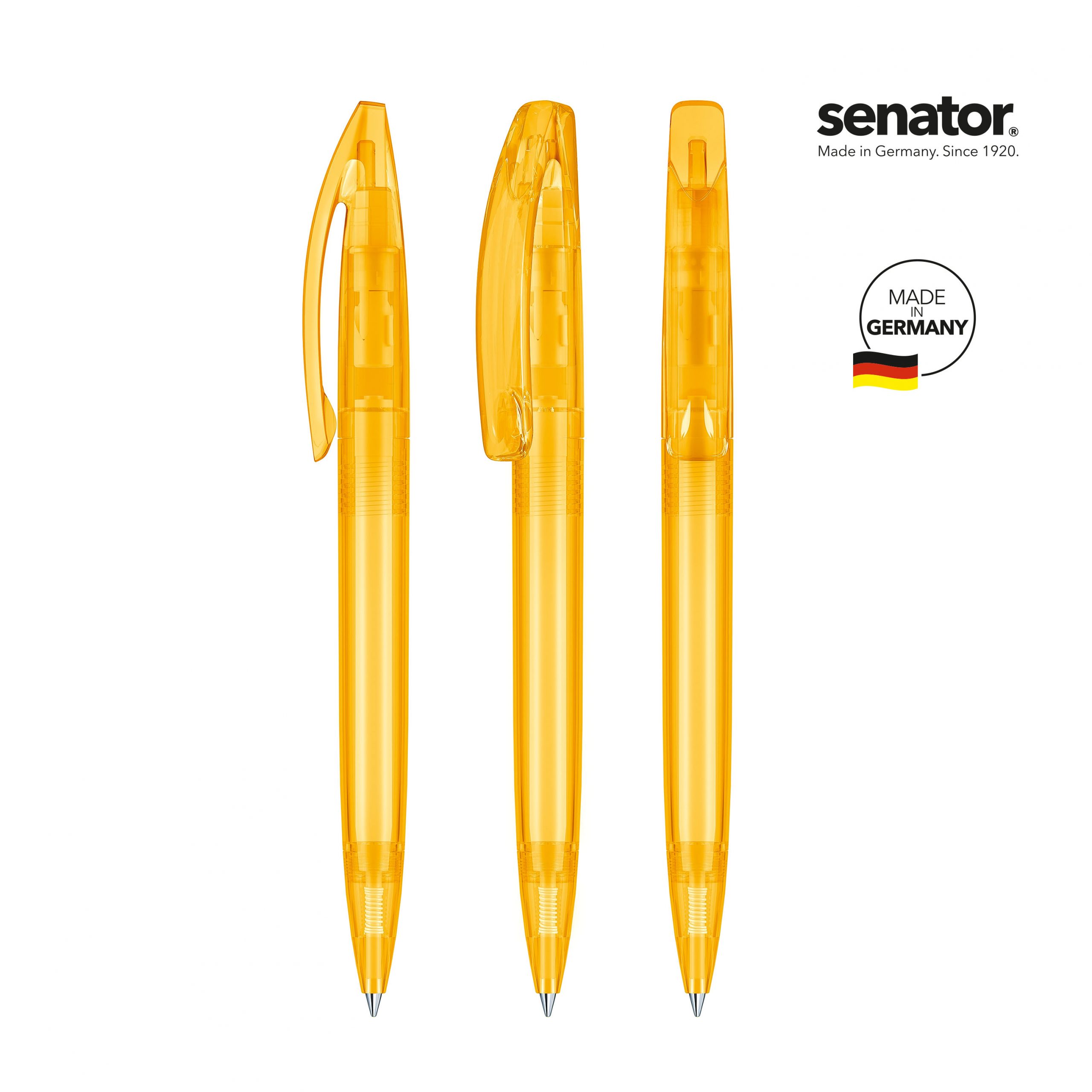 Senator Bridge Clear Plastic Ballpen 5